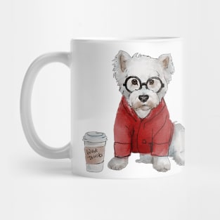 Hipster  Westie Mug